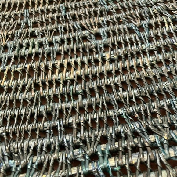 Mister Ernest Woven Clutch hand bag Straw? Rattan? - Picture 4 of 9